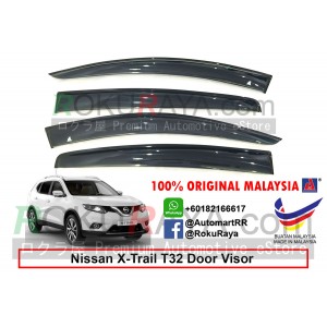 Nissan X-Trail Xtrail T32 (3rd Gen) 2013 AG Door Visor Air Press Wind Deflector (Big 12cm Width)